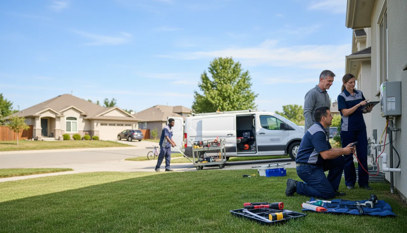 Tankless water heater service in Sabina, OH